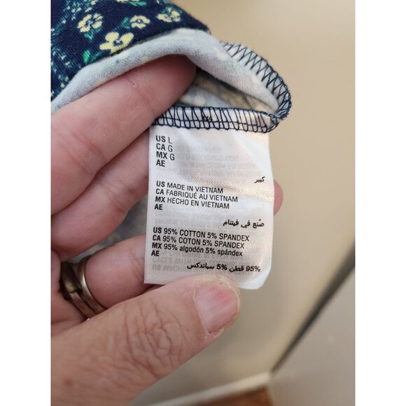 Charter Club floral wrap blouse. - Picture 5 of 7